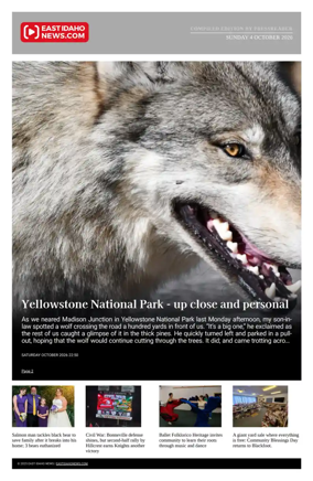 Cover of East Idaho News