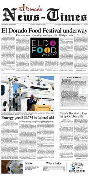 Cover of El Dorado News-Times (VCID - Camden News)
