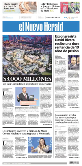Cover of El Nuevo Herald (Sunday)