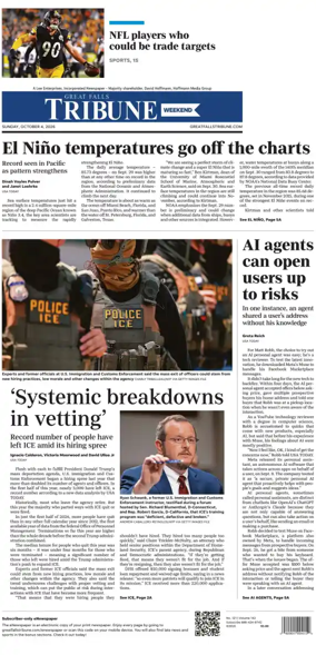Cover of Great Falls Tribune