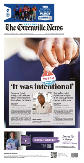 Cover of The Greenville News