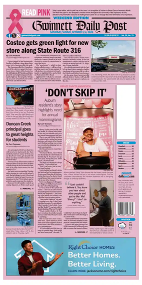 Cover of Gwinnett Daily Post