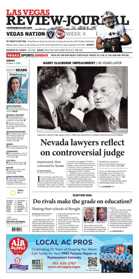 Cover of Las Vegas Review-Journal (Sunday)