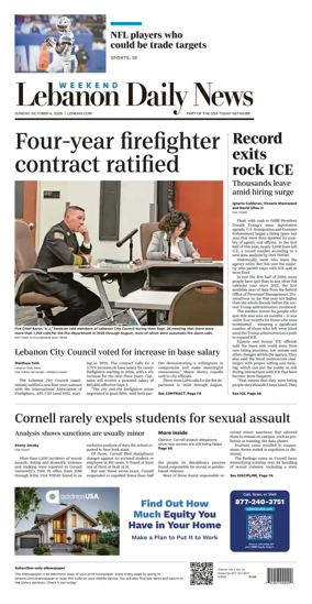 Cover of Lebanon Daily News