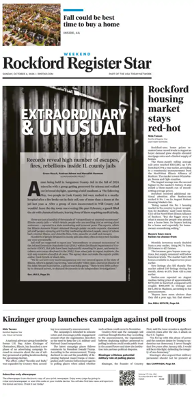 Cover of Rockford Register Star