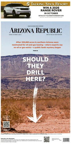 Cover of The Arizona Republic