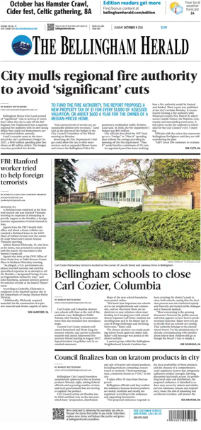 Cover of The Bellingham Herald (Sunday)