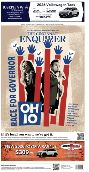 Cover of The Cincinnati Enquirer