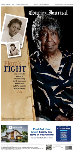 Cover of The Courier-Journal (Louisville)