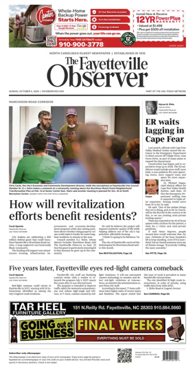 Cover of The Fayetteville Observer