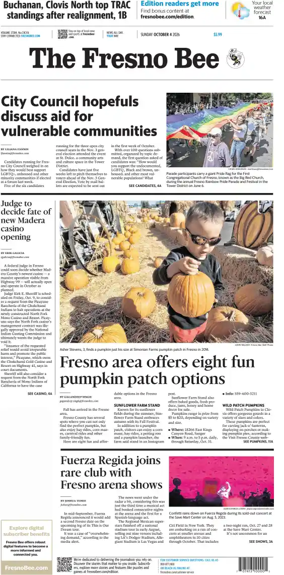 Cover of The Fresno Bee (Sunday)