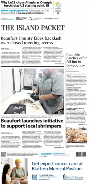 Cover of The Island Packet (Sunday)