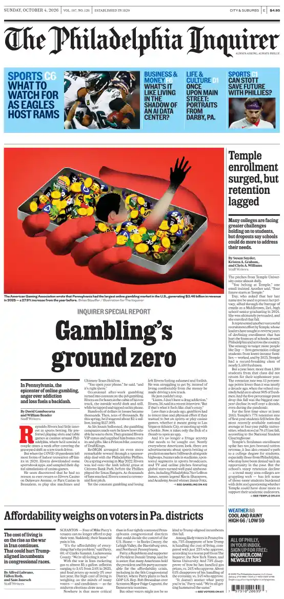 Cover of The Philadelphia Inquirer