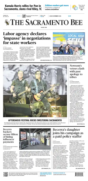 Cover of The Sacramento Bee (Sunday)