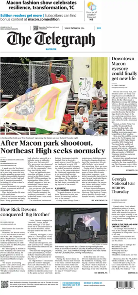 Cover of The Telegraph (Macon) (Sunday)