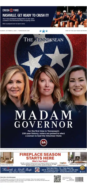 Cover of The Tennessean