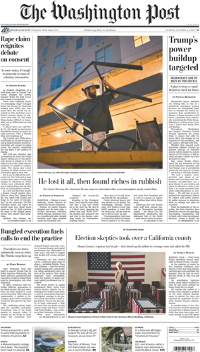 Cover of The Washington Post Sunday