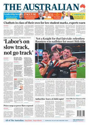 Cover of The Australian