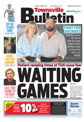 Cover of Townsville Bulletin