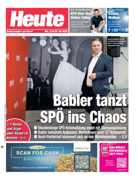 Cover of Heute - Niederosterreich Ausgabe