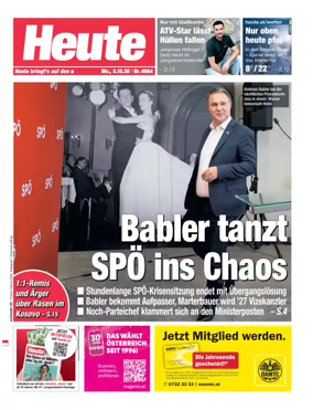 Cover of Heute - Oberosterreich Ausgabe