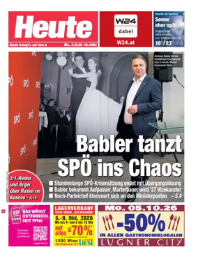 Cover of Heute - Wien Ausgabe