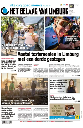 Cover of Het Belang van Limburg