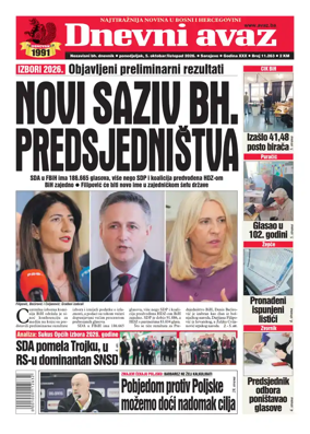 Cover of Dnevni avaz