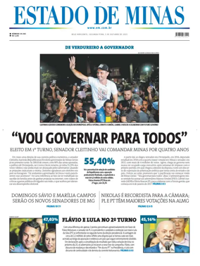 Cover of Estado de Minas (Brazil)