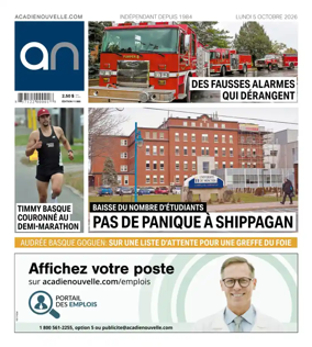 Cover of Acadie Nouvelle
