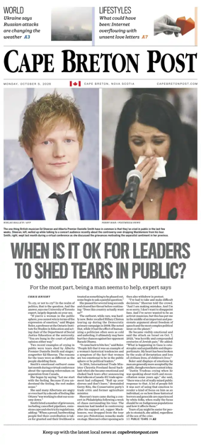 Cover of Cape Breton Post