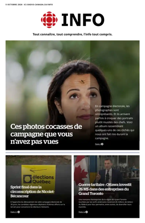 Cover of Radio-Canada Info