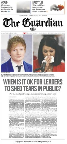 Cover of The Guardian (Charlottetown)