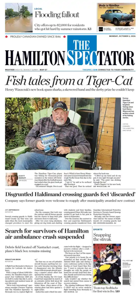 Cover of The Hamilton Spectator