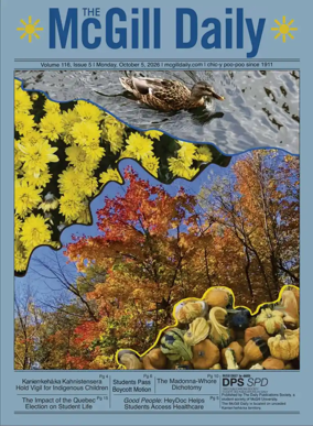 Cover of The McGill Daily