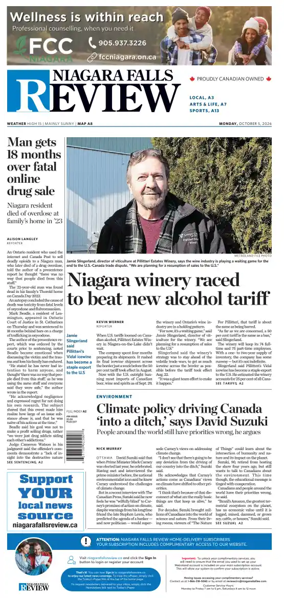 Cover of The Niagara Falls Review