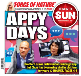 Cover of Toronto Sun