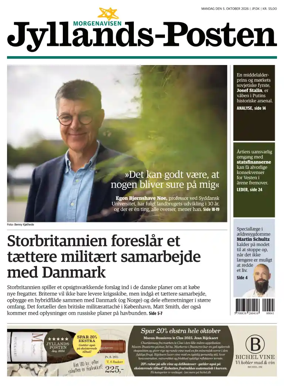 Cover of Jyllands-Posten