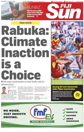 Cover of Fiji Sun