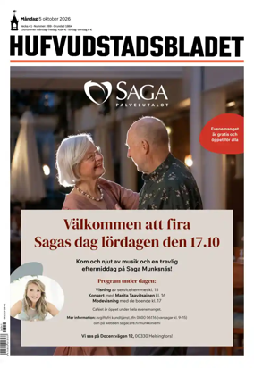 Cover of Hufvudstadsbladet