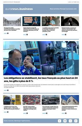 Cover of Euronews Business (French)