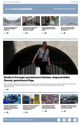 Cover of Euronews Business (German)