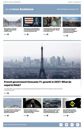 Cover of Euronews Business