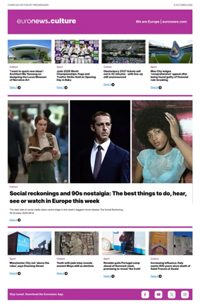 Cover of Euronews Culture and Sport Compiled Edition