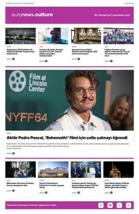 Cover of Euronews Culture and Sport (Turkish) Compiled Edition