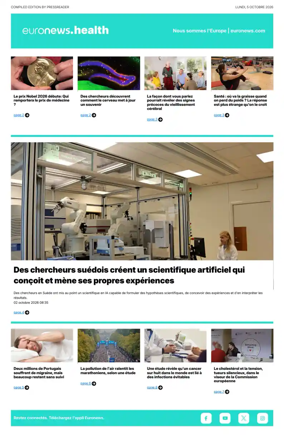 Cover of Euronews Health (French)