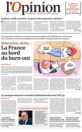 Cover of L'Opinion