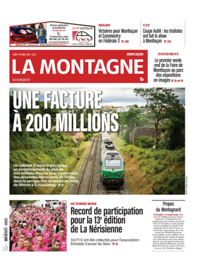 Cover of La Montagne (Montlucon)