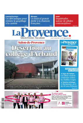 Cover of La Provence Salon-de-Provence / Pays salonais