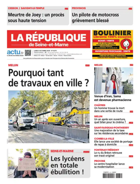 Cover of La Republique de Seine-et-Marne (Edition A-B)
